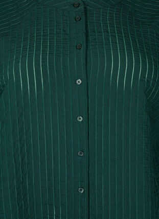 Lang viskose skjorte med stribet mønster, Scarab, Packshot image number 2