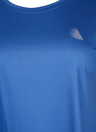 Kortærmet trænings t-shirt, Sodalite Blue, Packshot image number 2