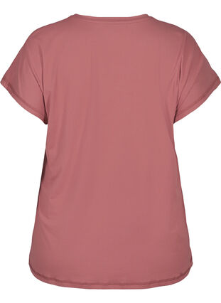 Ensfarvet trænings t-shirt, Baroque Rose, Packshot image number 1