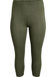 Basis 3/4 leggings i viskose, Gr&oslash;n