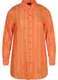 Lang stribet skjorte med lange ærmer, Harvest Pumpkin