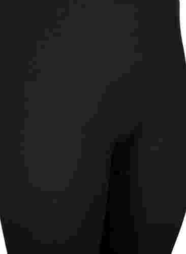 3/4 leggings i viskose med sløjfe, Black, Packshot image number 2