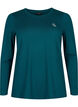Langærmet træningsbluse, Deep Teal, Packshot image number 0