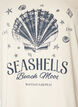 T-shirt i bomuld med printmotiv, Vanilla, Packshot image number 2