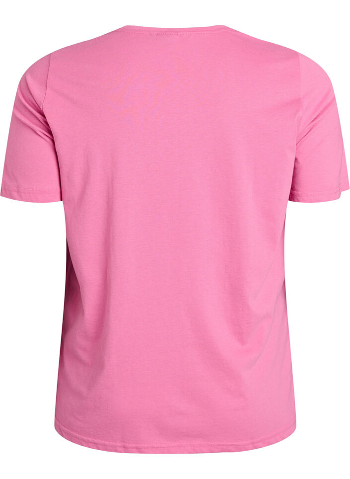 T-shirt med motiv, Lyser&oslash;d, Packshot image number 1