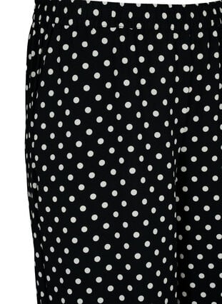 Culottebukser med print, Black Dot, Packshot image number 2