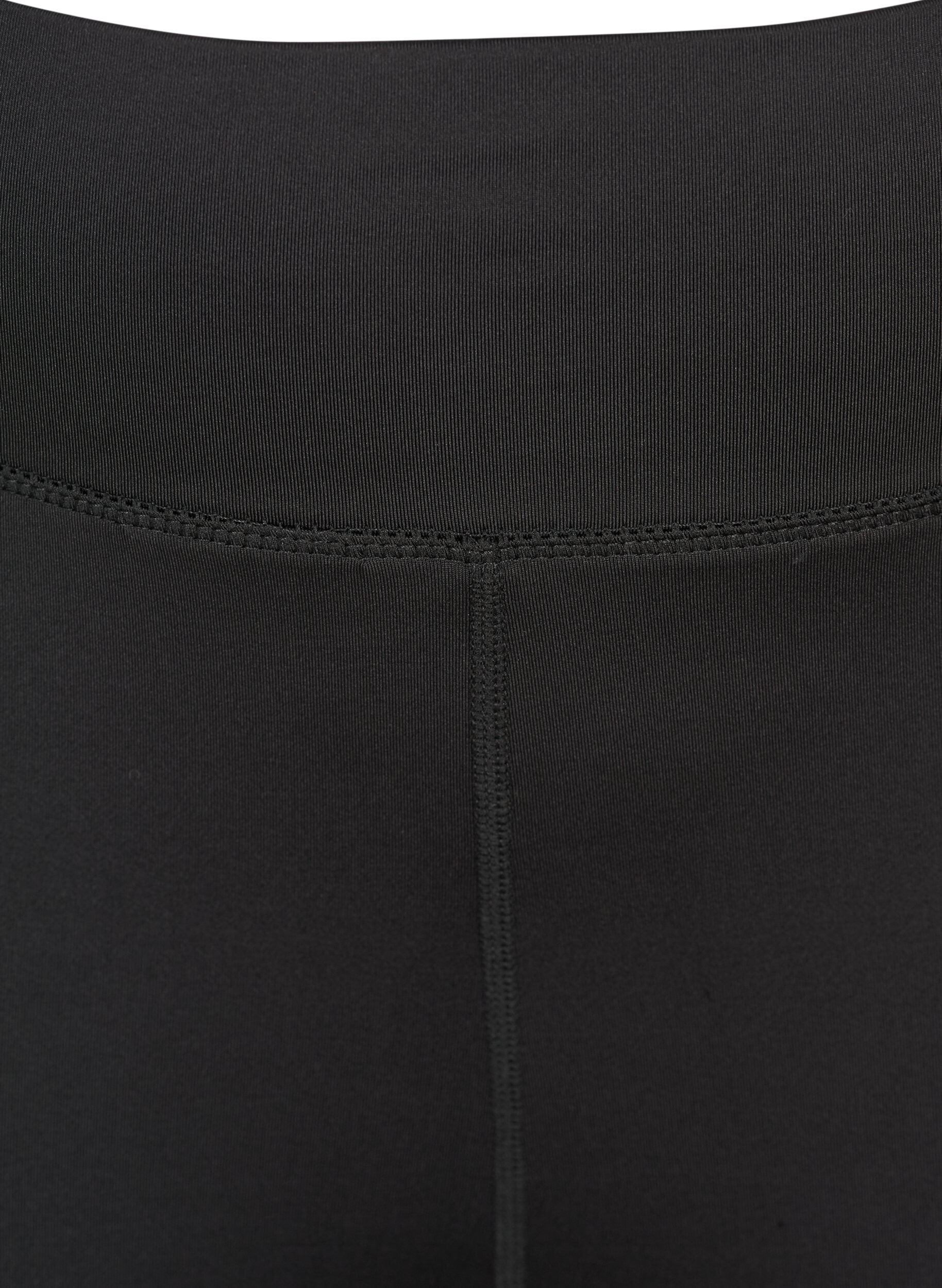 ZizziT&aelig;tsiddende tr&aelig;nings knickers, Sort, Packshot image number 2
