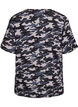 T-shirt med TENCEL&trade; Lyocell og armyprint, Gr&aring;, Packshot image number 1