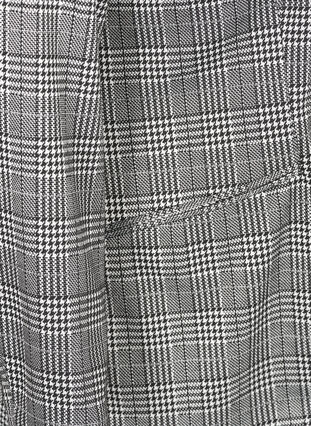 Ternet blazer med lurex detaljer, Grey check comb., Packshot image number 3