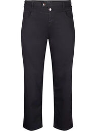 Regular fit Gemma jeans med høj talje, Sort