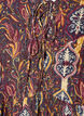 Bluse med paisleyprint og sn&oslash;redetalje, Lilla, Packshot image number 2