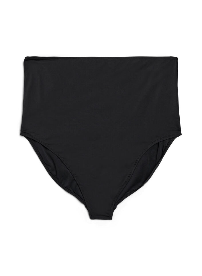 Bikini underdel med ekstra høj talje, Sort, Packshot image number 0