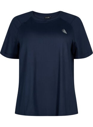 Kortærmet trænings t-shirt med rund hals, Night Sky, Packshot image number 0