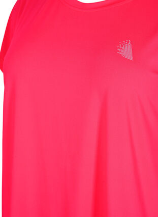 Kortærmet trænings t-shirt, Neon Diva Pink, Packshot image number 2