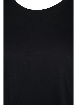 2-pak basis t-shirt i bomuld, Black/Black, Packshot image number 2