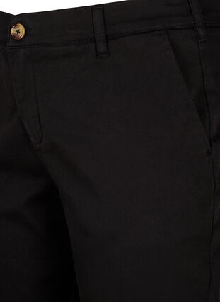 Chino shorts med lommer, Black, Packshot image number 2