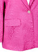 Tone-i-tone jacquard blazer i viskose, Rose Violet, Packshot image number 2