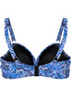 Bikini bh med b&oslash;jle og m&oslash;nster, Bl&aring;, Packshot image number 1