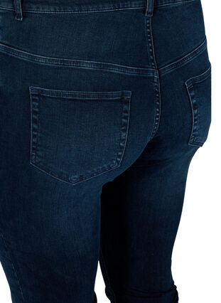 Super slim Amy jeans med høj talje, Blue/Black Denim, Packshot image number 3