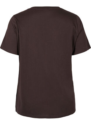 T-shirt med tryk i økologisk bomuld, Molé, Packshot image number 1