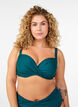 Bikini bh med b&oslash;jle og drapering, Gr&oslash;n, Model image number 0