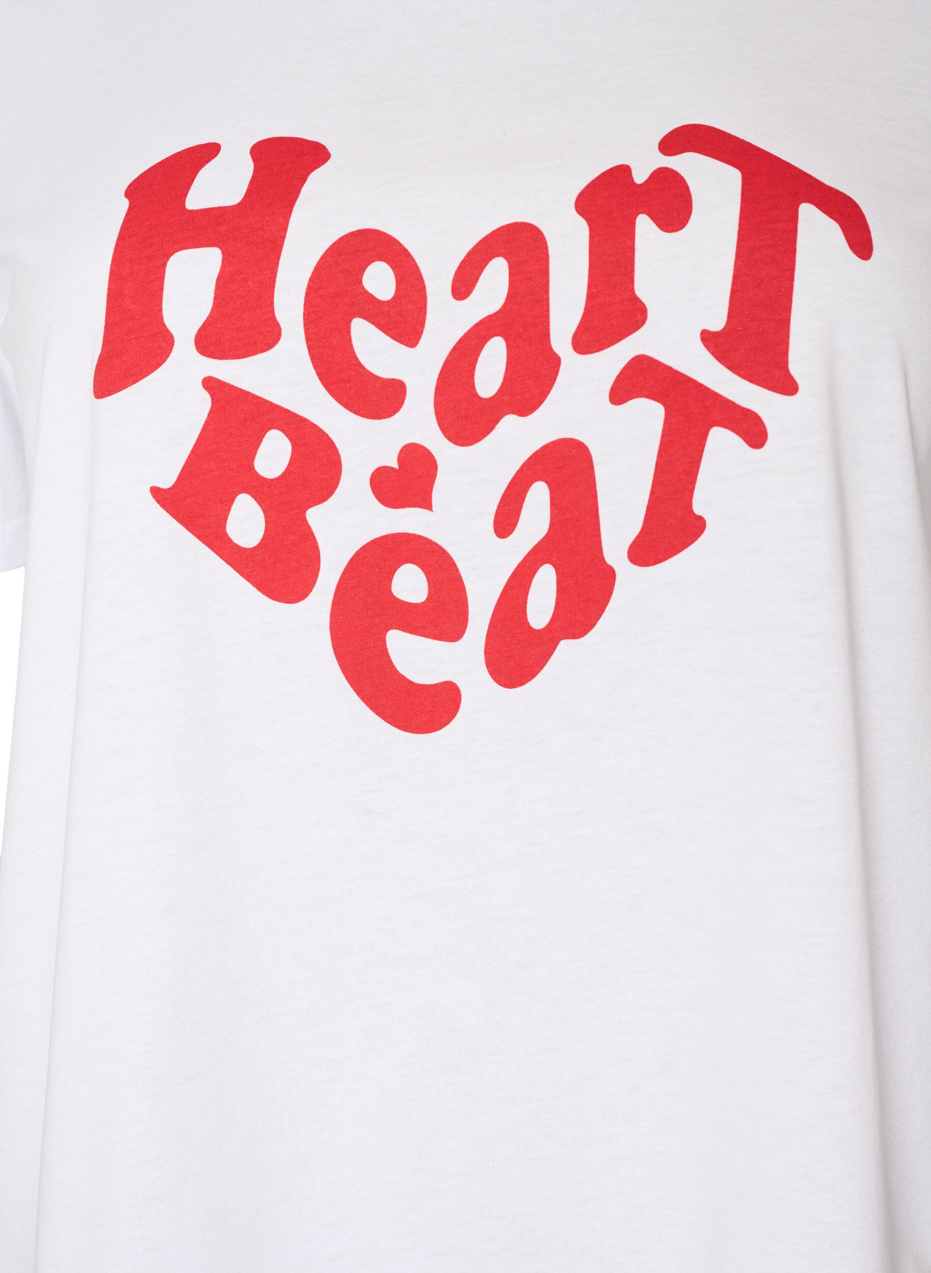 ZizziT-shirt med motiv, Hvid, Packshot image number 2