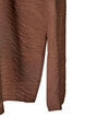 V-hals kjole i viskose, Brun, Packshot image number 3