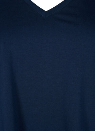Kortærmet t-shirt med v-udskæring, Navy Blazer, Packshot image number 2