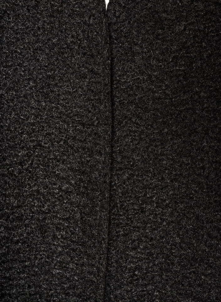 L&oslash;s cardigan med lommer, Sort, Packshot image number 2