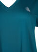 L&oslash;s tr&aelig;nings t-shirt med v-hals, Deep Teal, Packshot image number 2