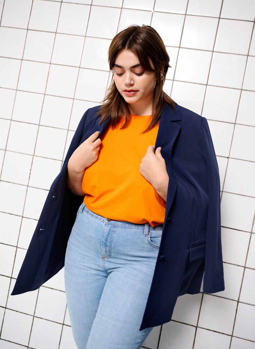 Klassisk blazer med knaplukning, Navy Blazer, Image image number 0