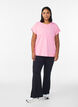 Ensfarvet tr&aelig;nings t-shirt, Lyser&oslash;d, Model image number 1