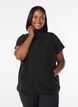 Fleece vest med lommer, Sort, Model image number 0