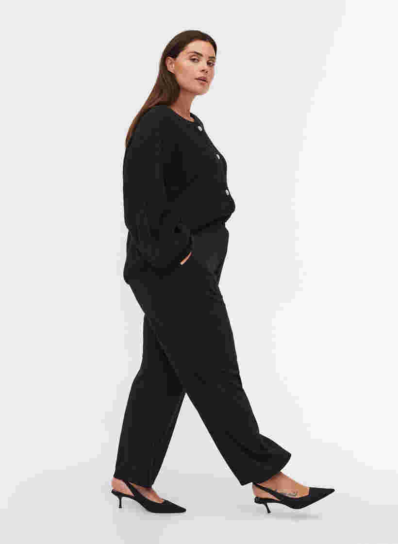 Løse bukser med lommer, Black, Model image number 3