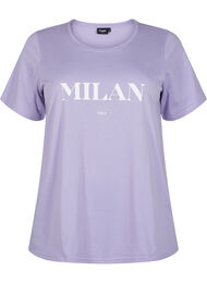 FLASH - T-shirt med motiv, Lavender