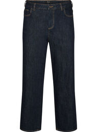 Straight fit Kiana jeans med h&oslash;j talje, Bl&aring;