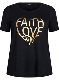 FLASH - T-shirt med motiv, Sort