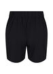Shorts med lommer og l&oslash;s pasform, Sort, Packshot image number 1