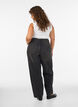 Kiana straight fit jeans med h&oslash;j talje, Sort, Model image number 1