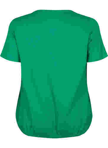 Kortærmet bomulds t-shirt, Jolly Green, Packshot image number 1