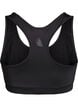 Sports-bh med racerback, Sort, Packshot image number 1