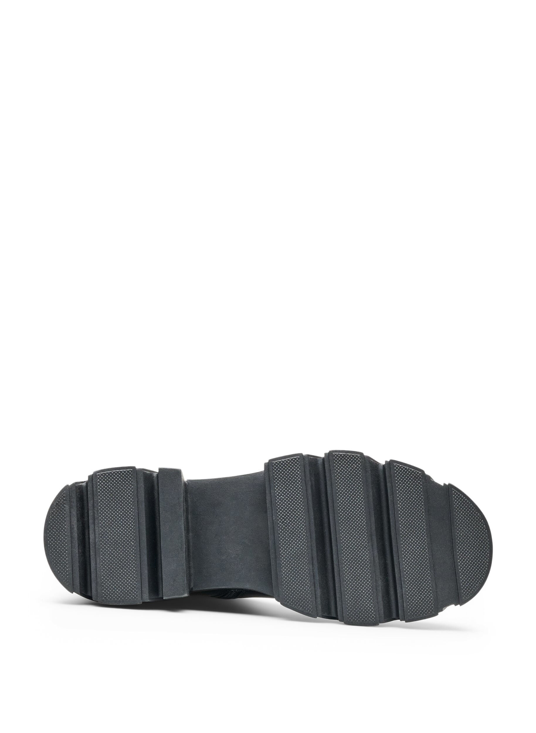 ZizziLang st&oslash;vle med ribpaneler, Sort, Packshot image number 5