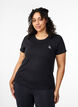 Slim fit trænings t-shirt med rund hals, Black, Model image number 0