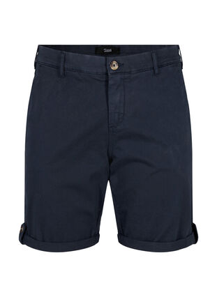 Chino shorts med lommer, Navy Blazer, Packshot image number 0