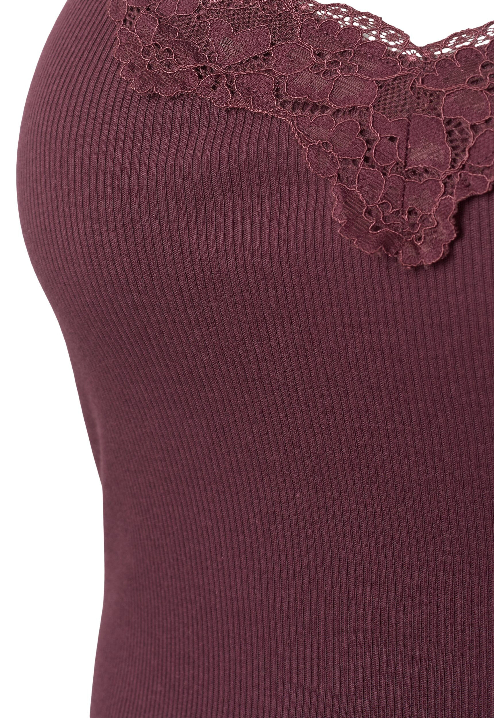 Zizzi 2-pak nat toppe i rib, Black/Fudge, Packshot image number 2