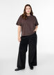 Boxy t-shirt i bomuld, Brun, Model image number 1