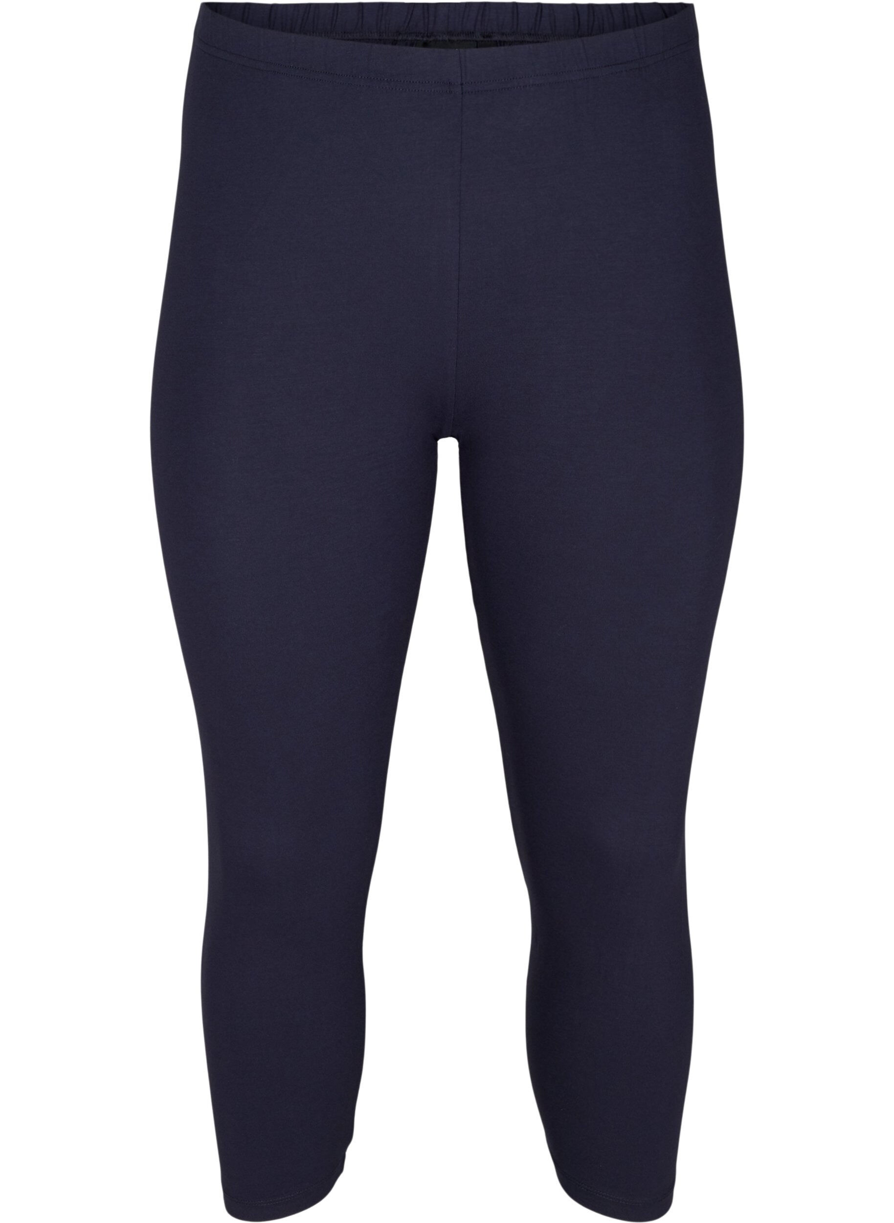 Zizzi Basis 3/4 leggings, Night Sky, Packshot image number 0