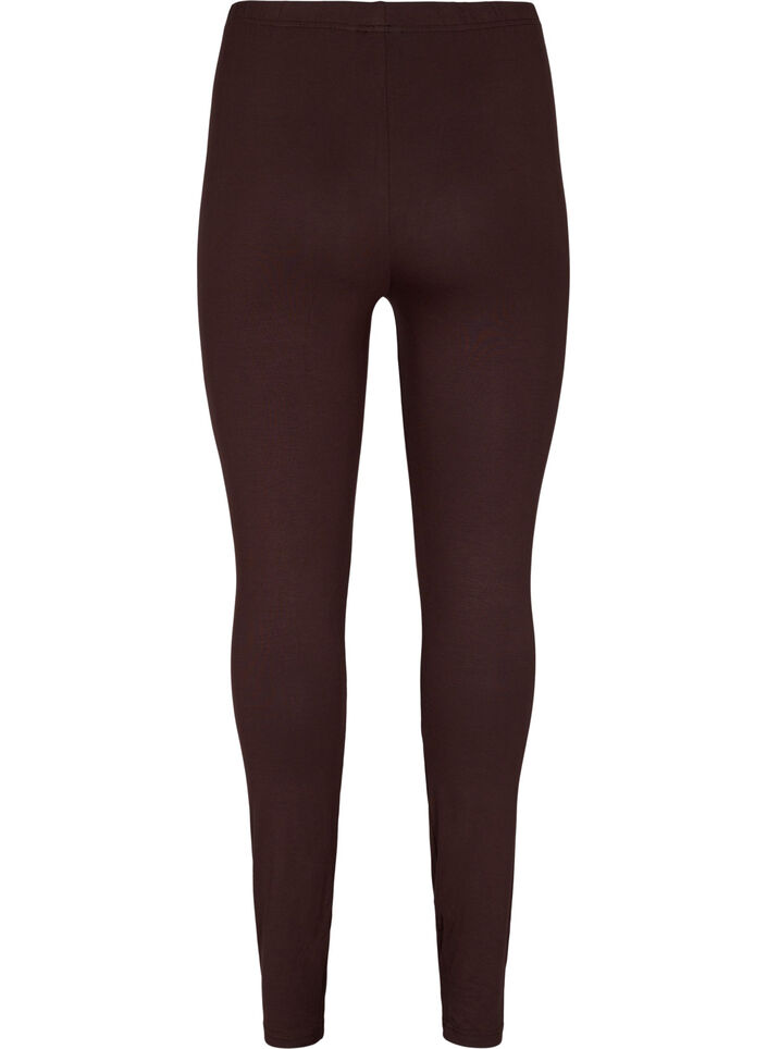 Basis leggings i viskose, Brun, Packshot image number 1