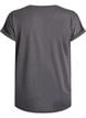 Kort&aelig;rmet t-shirt i bomuldsblanding, Gr&aring;, Packshot image number 1