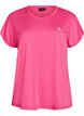 Ensfarvet tr&aelig;nings t-shirt, Lyser&oslash;d, Packshot image number 0